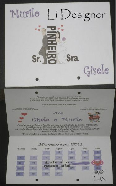 Convites de Casamento LD 10
