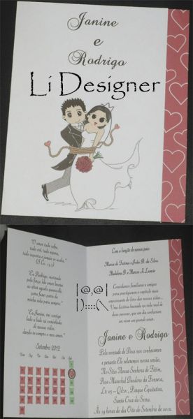 Convites de Casamento LD 12