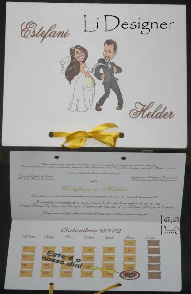 Convites de Casamento LD 9
