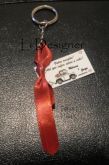 gravatinhas de cetim chaveiro e strass