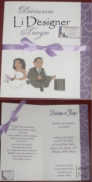 Convites de Casamento LD 8