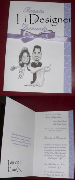 Convites de Casamento LD 13